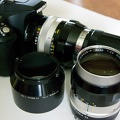 Nikkor 105mm F2.5 and 20cm F4