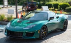 Cathy test driving Evora 400