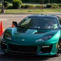 Cathy test driving Evora 400
