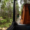 traveling to zipline location