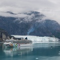 Norwegian Pearl leaving glacier