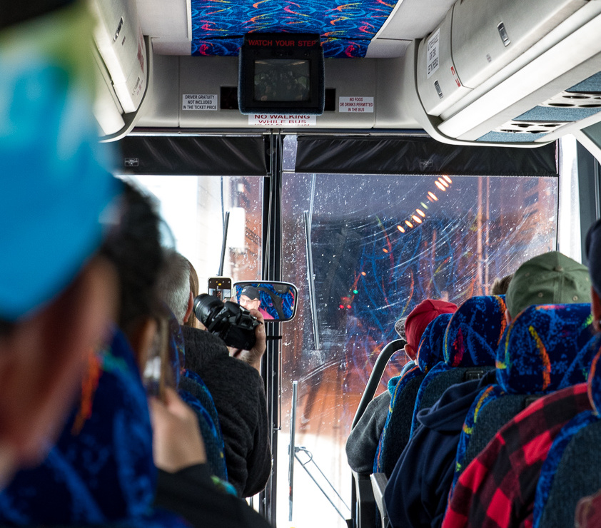 About to enter Anton Anderson Memorial Tunnel