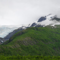 Glaciers on drive from Whittier to Anchorage