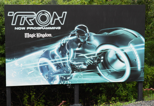 Tron billboard