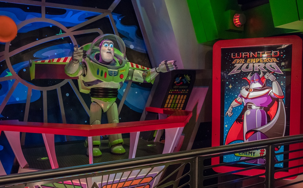 WDW201808-039 Buzz Lightyear queue.jpg