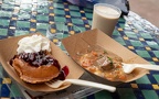 Beer-braised Beef, Belgian Waffle, Chilled Coffee