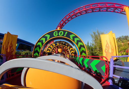 First ride on Slinky Dog Dash