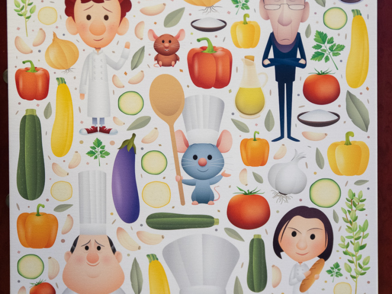 Ratatouille painting