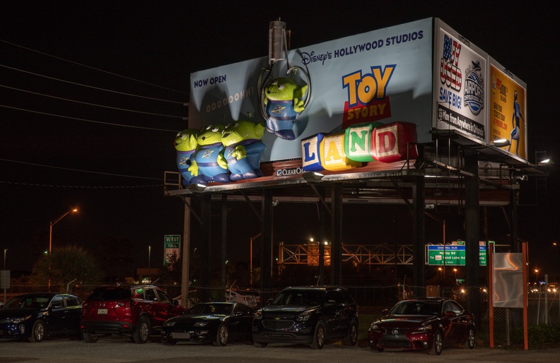 Toy Story Land billboard