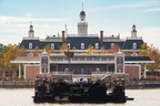 American pavilion from across lagoon