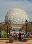 Spaceship Earth from lagoon