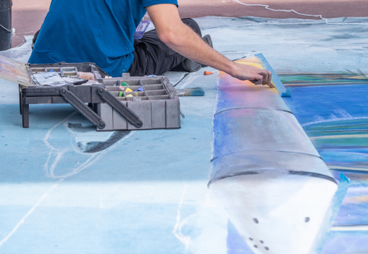 Chalk artists