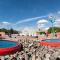 Leapfrog fountains at Imagination Pavilion