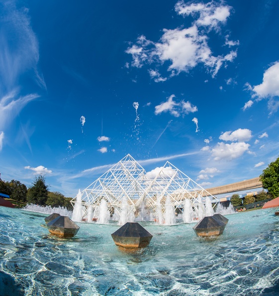201901 WDW-068 Jellyfish fountains at Imagination Pavilion.jpg