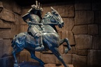 Samurai on horseback in Japan pavilion