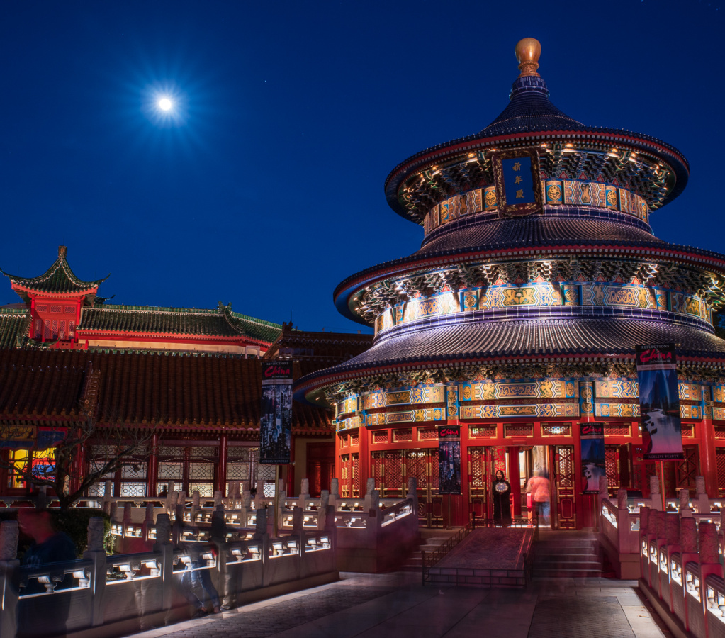 Temple of Heaven in China pavilion