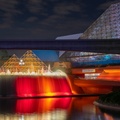 Upside-down fountain at Imagination pavilion