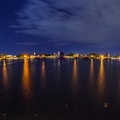 World Showcase night fisheye