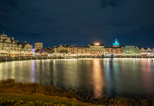 Boardwalk at night