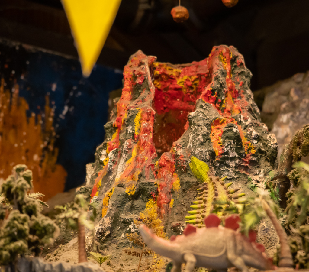 Volcano in Dinosaur Treasures