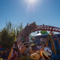 Slinky Dog and sun