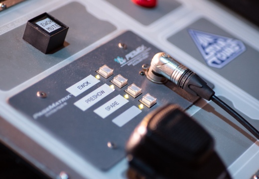 Star Tours queue control panel