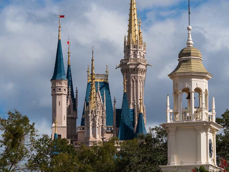 Cinderella Castle from Liberty Belle