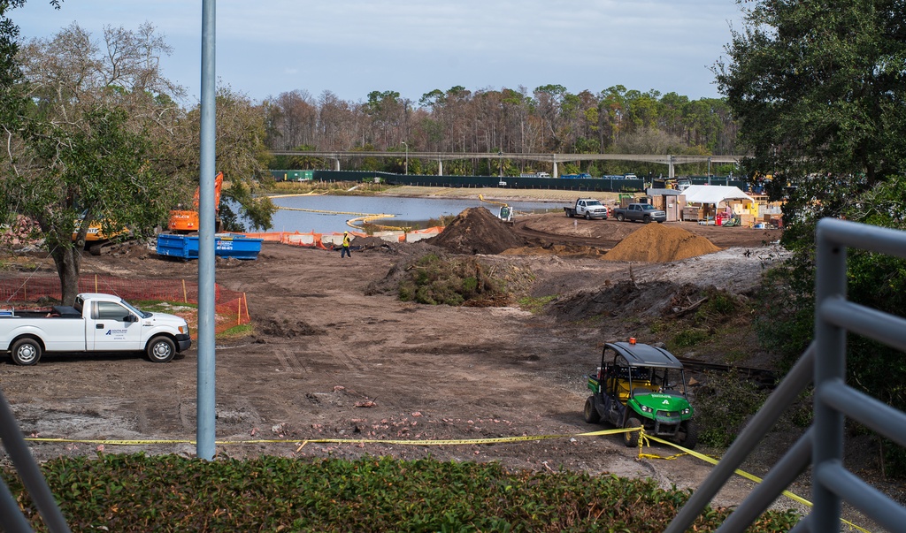 201901 WDW-517 Tron coaster construction from PeopleMover.jpg