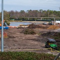 Tron coaster construction from PeopleMover