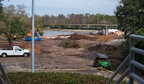 Tron coaster construction from PeopleMover