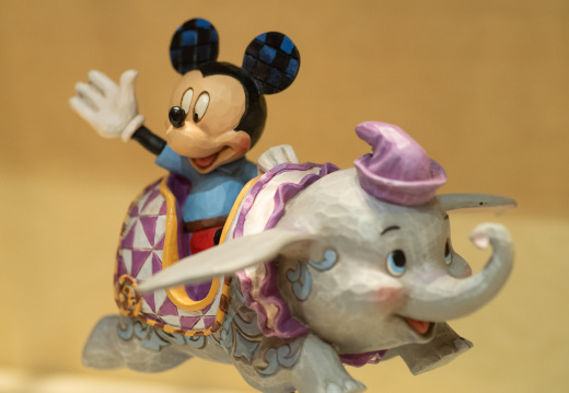 Mickey on Dumbo figure