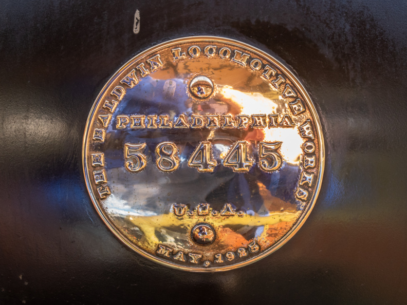 Roger E Broggie train in Main Street station