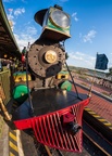 Roger E Broggie train in Main Street station