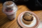 Yogurt parfait and peanut butter pie from Contempo Cafe