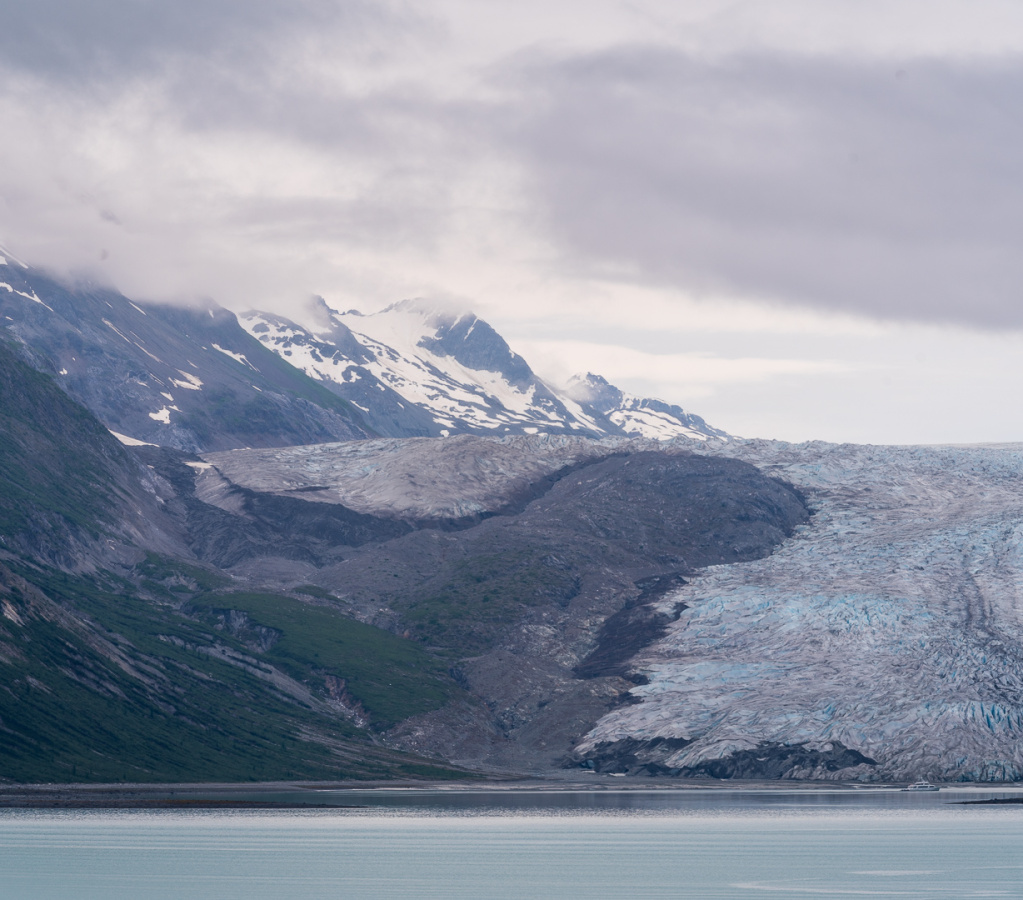 arriving at John Hopkins Glacier