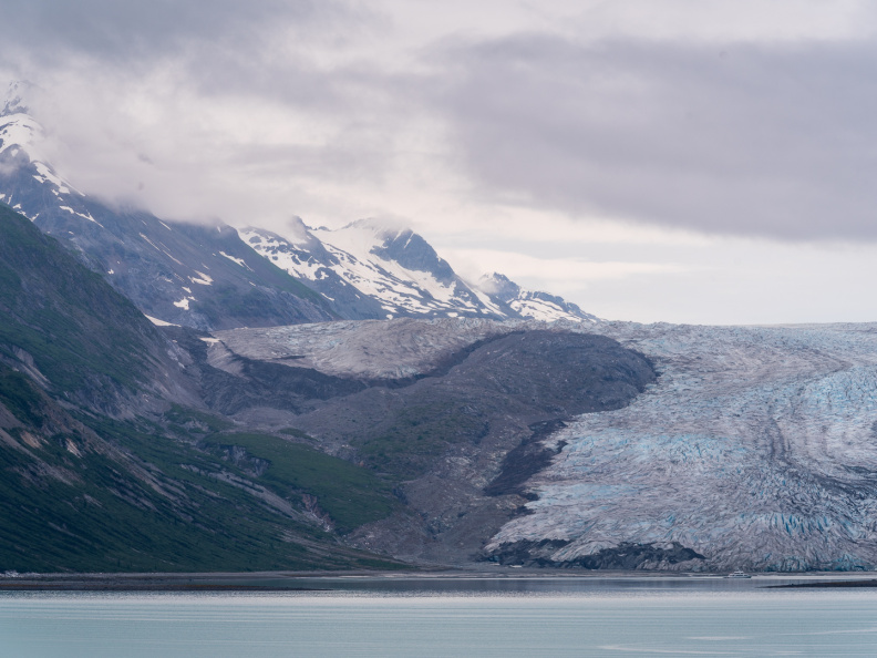 arriving at John Hopkins Glacier