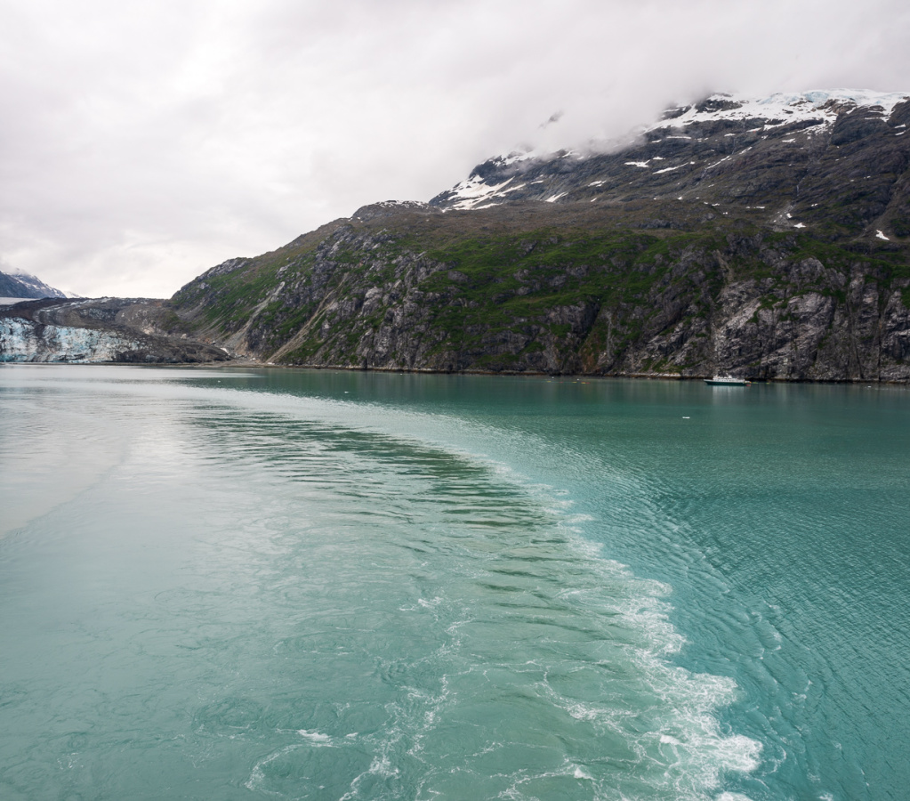 leaving John Hopkins Glacier