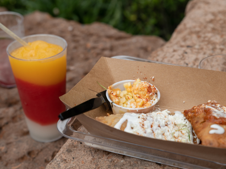 Third drink, Fiesta Margarita, Empanadas de Barbacoa