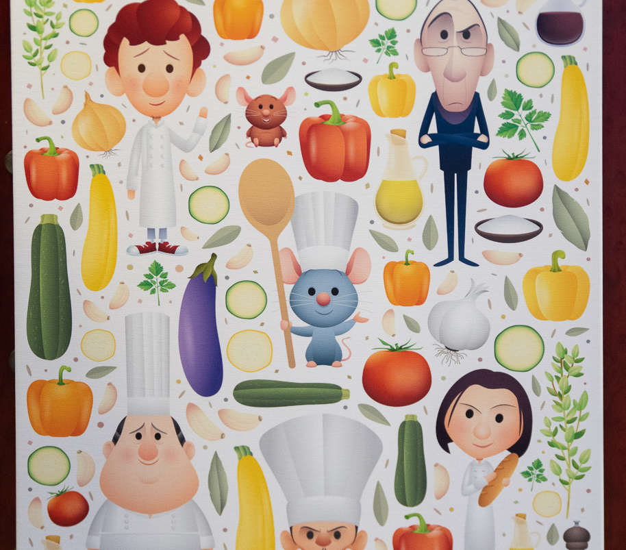 Ratatouille painting