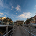 Boardwalk from boat dock