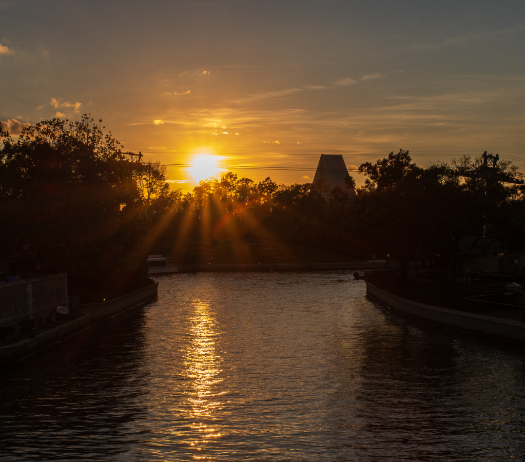 Sunset over International Gateway