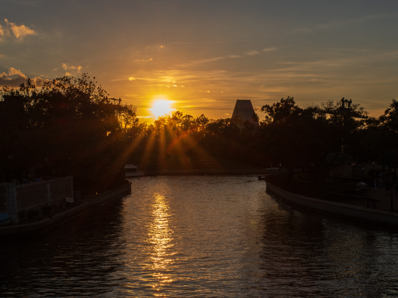 Sunset over International Gateway