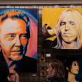 Christopher Walken and Tom Petty paintings