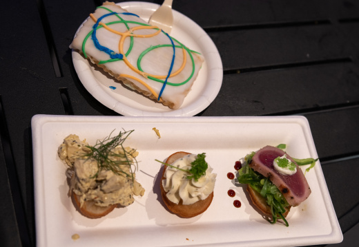 Croissant doughnuts and Pop T'Art