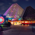 Imagination pavilion at night