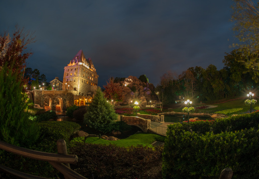 Canada pavilion at night