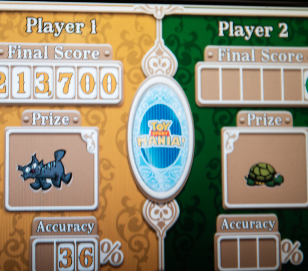 Toy Story Midway Mania score
