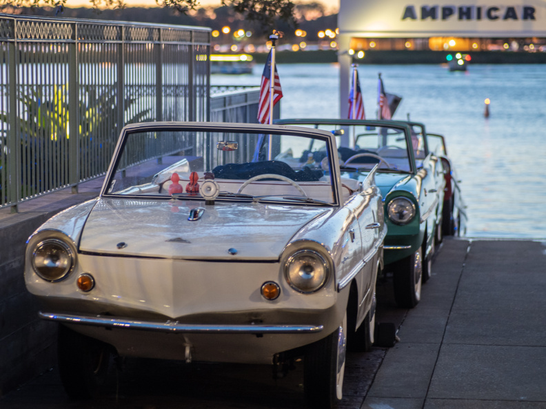 Amphicars at The Boathouse
