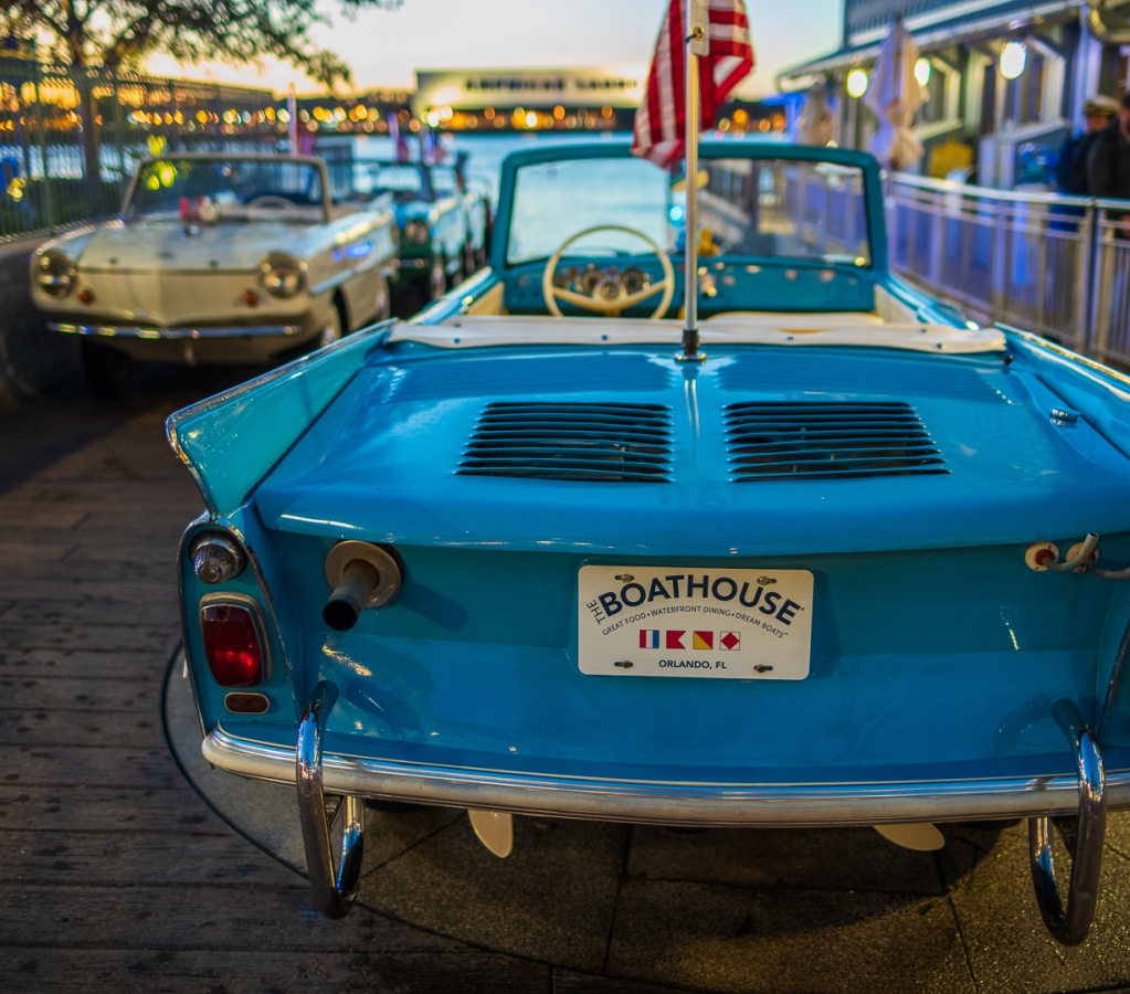 Amphicars at The Boathouse