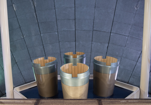 Space Mountain lights-on from PeopleMover